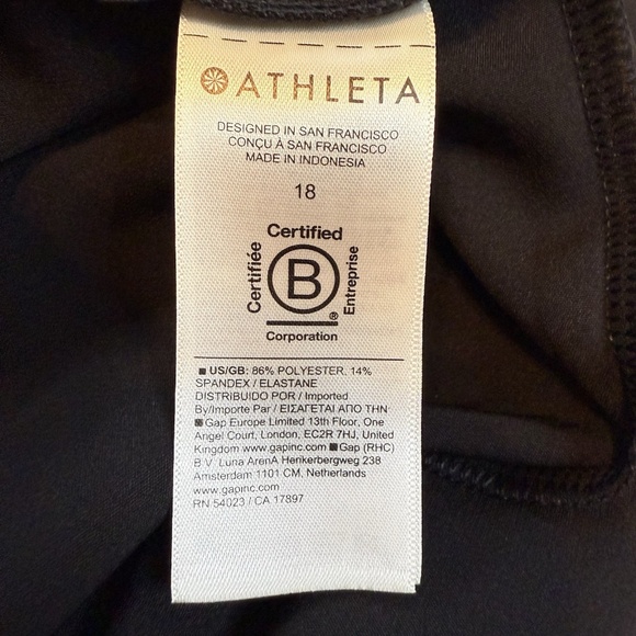 Athleta Size 18 Endless High Rise Pant Black Prima Stretch Straight Leg #53363 - Picture 13 of 16